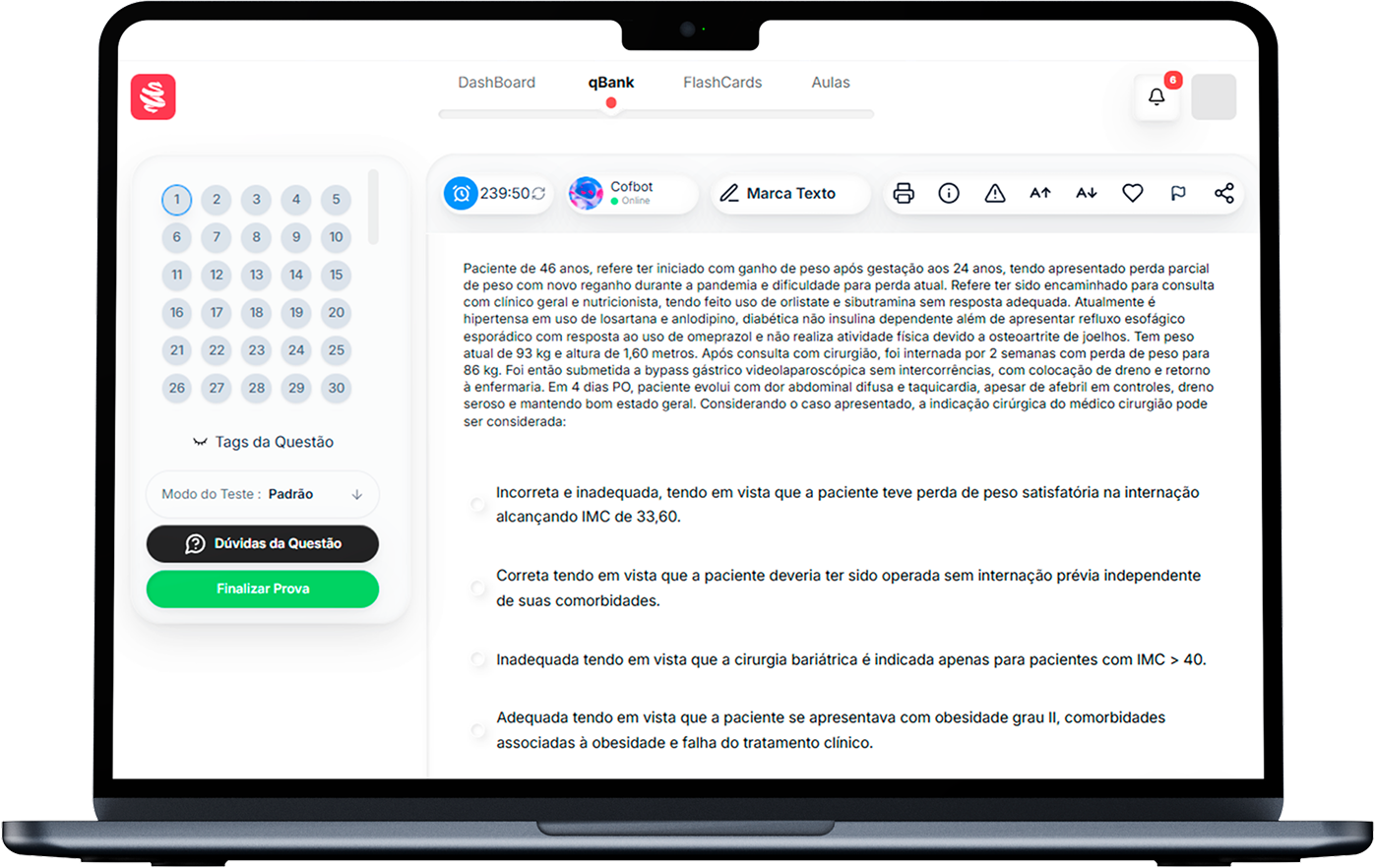 Simulados direcionados p/ Enamed