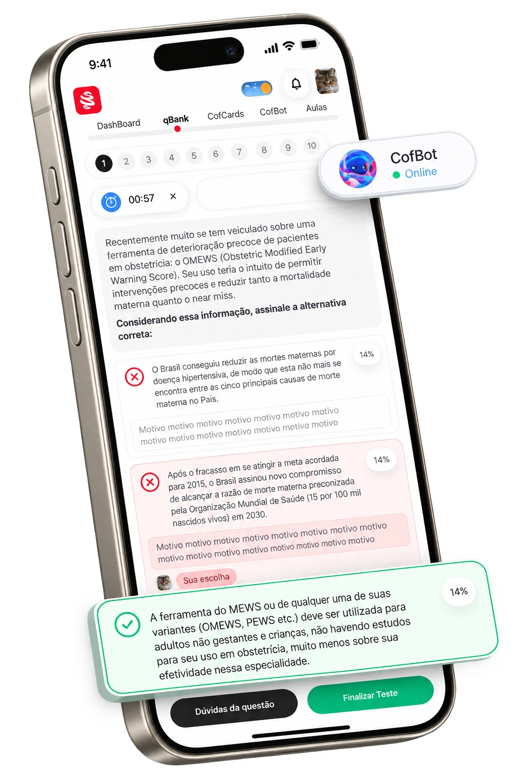 QBank App MedCof - Questões com Inteligência Artificial