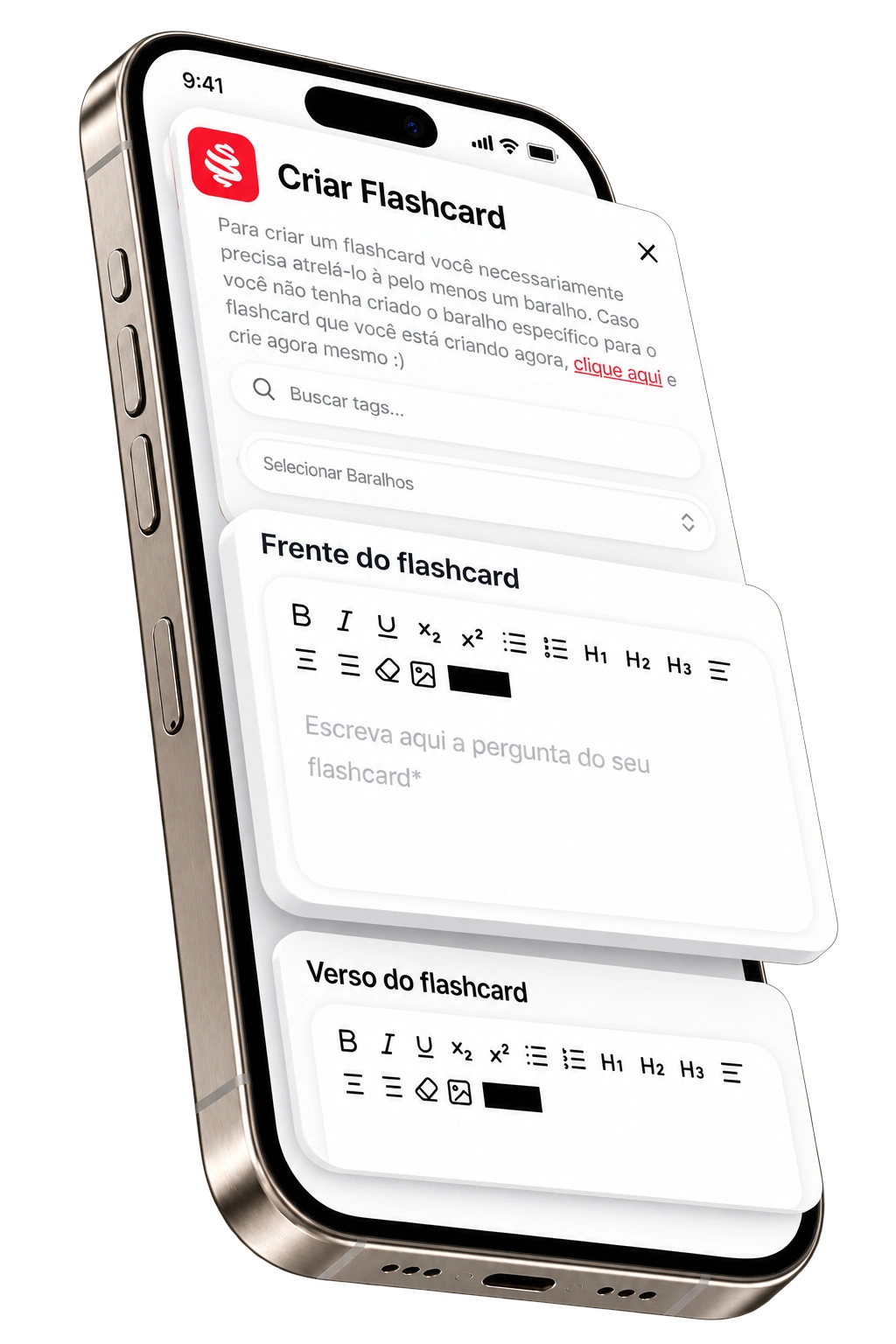 QBank App MedCof - Questões com Inteligência Artificial — Flashcards - Criar baralho