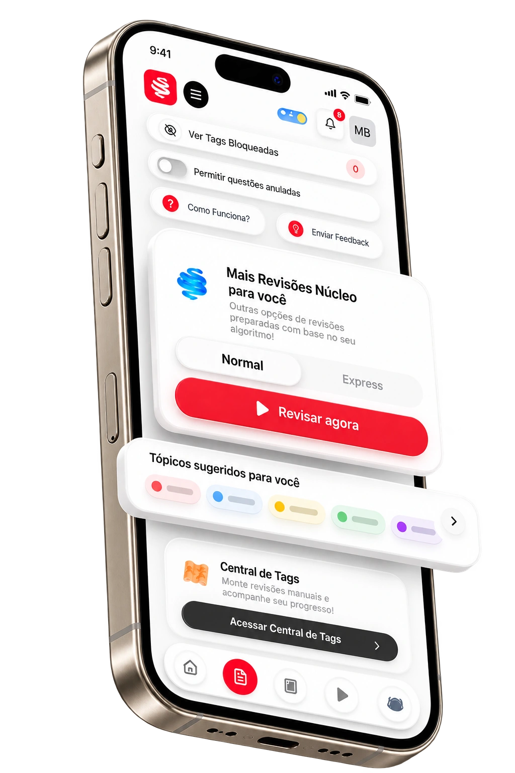 QBank App MedCof - Questões com Inteligência Artificial — Revisao por intervalos